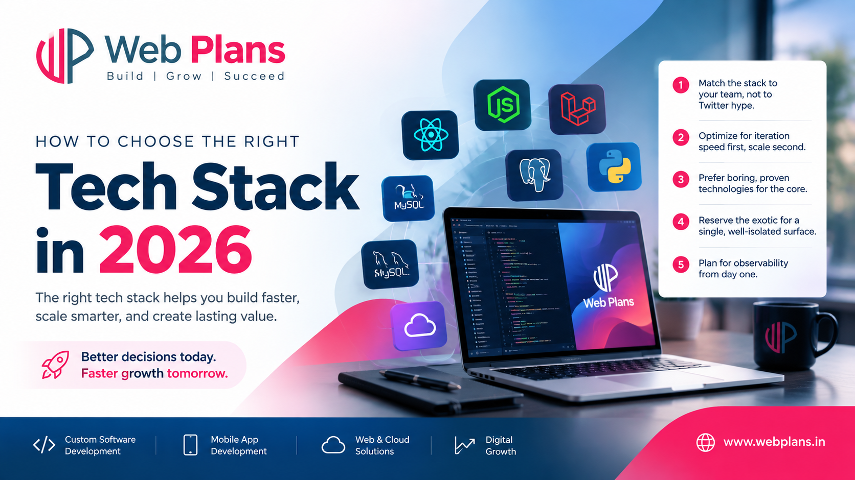 How to choose the right tech stack in 2026