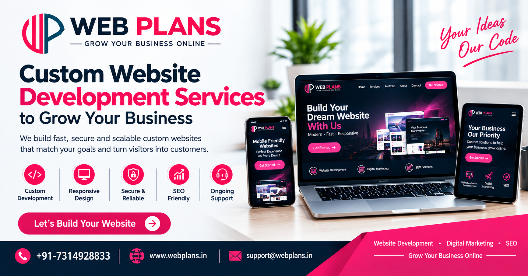 Custom Website Development Services to Grow Your Business