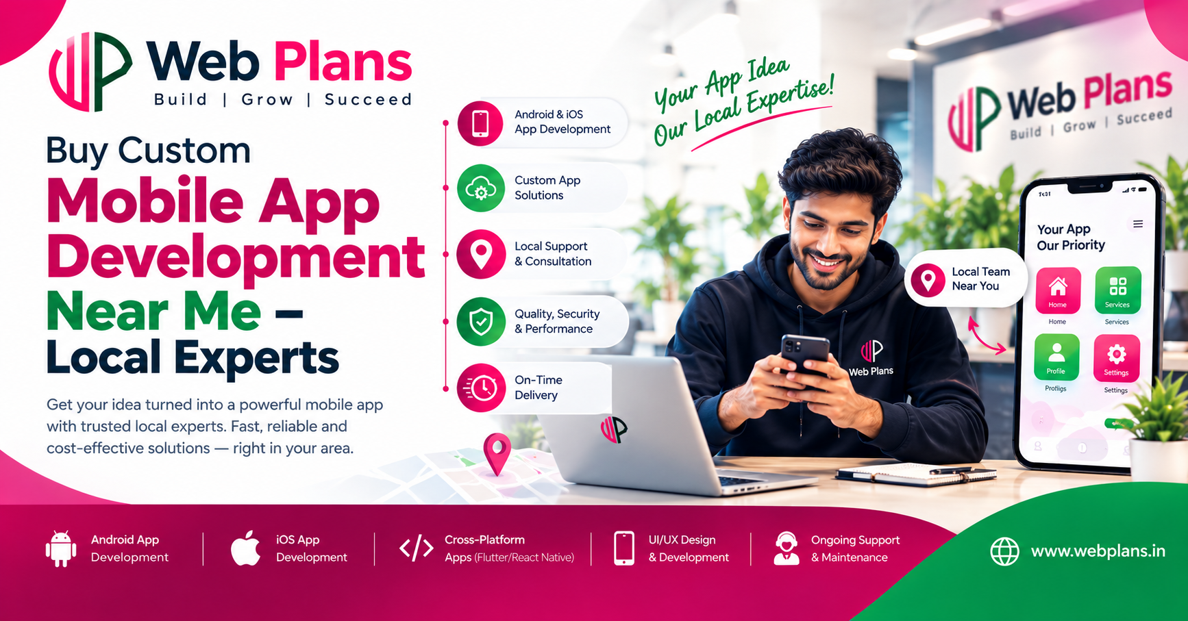 Buy Custom Mobile App Development Near Me – Local Experts