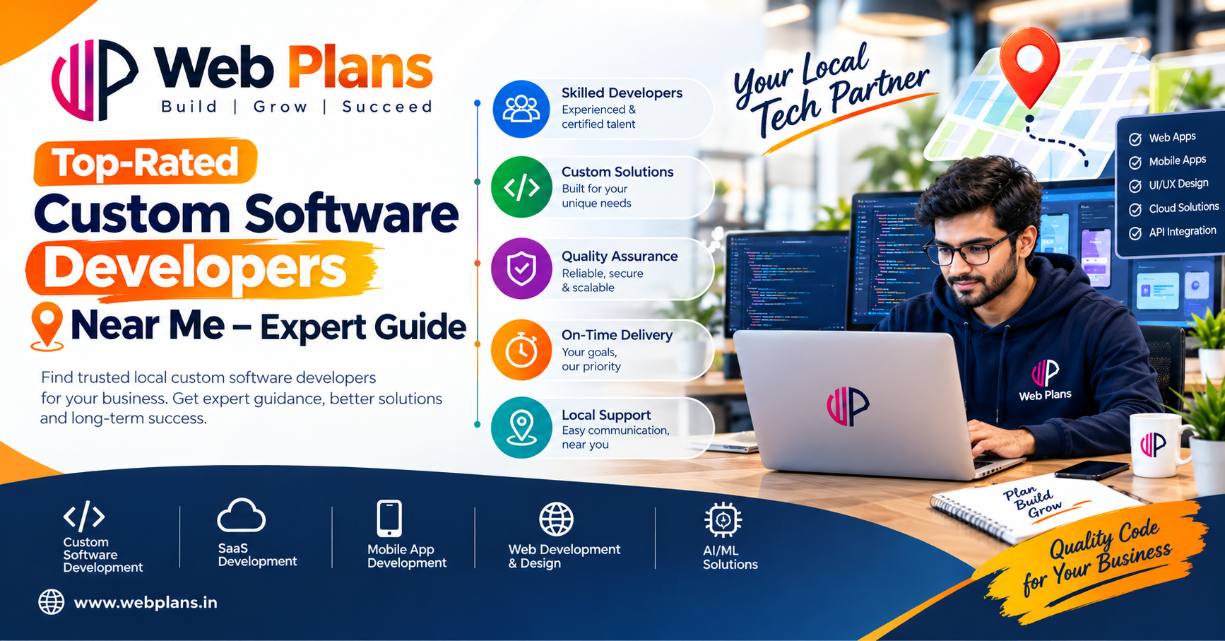 Top‑Rated Custom Software Developers Near Me – Expert Guide